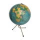 Globe earth "Taride" of the 60s in metal on tripod base, 20 cm