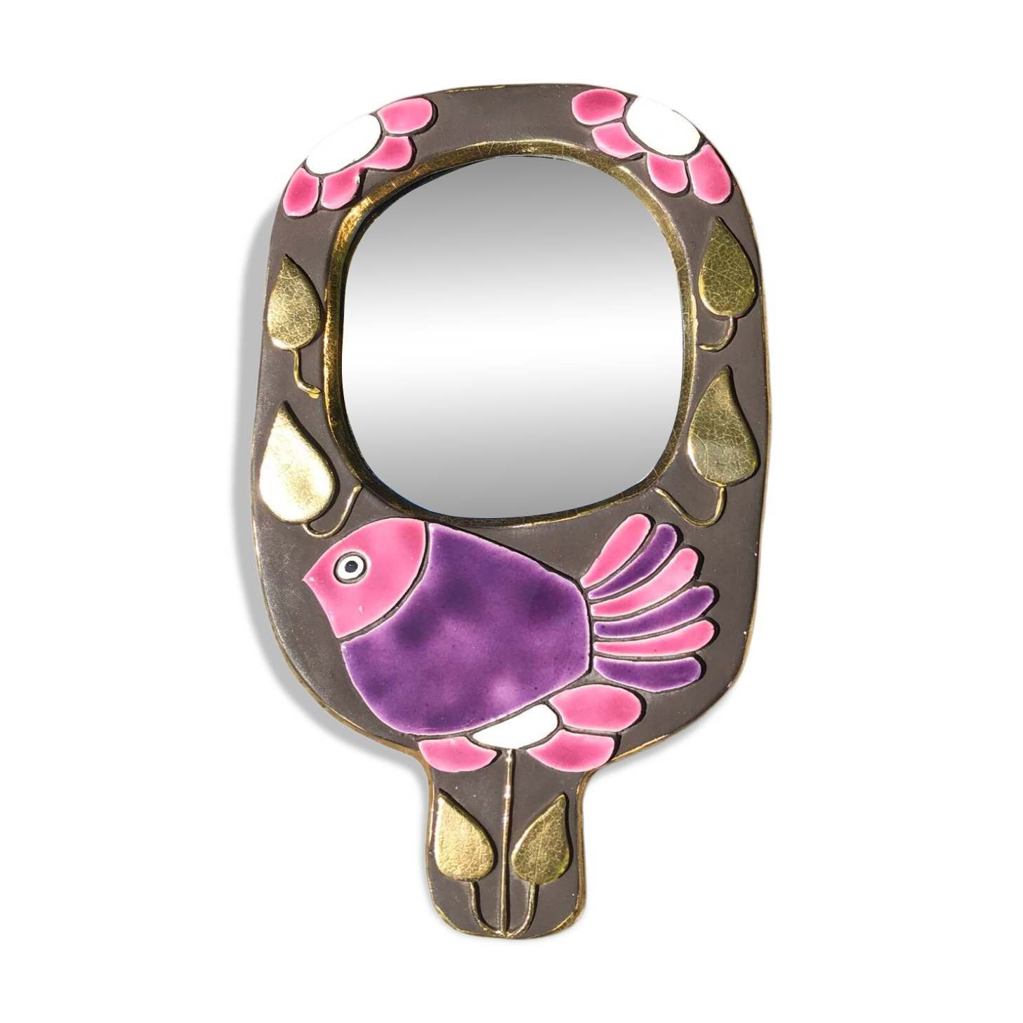 Mithé Espelt Mirror – Glazed Earthenware