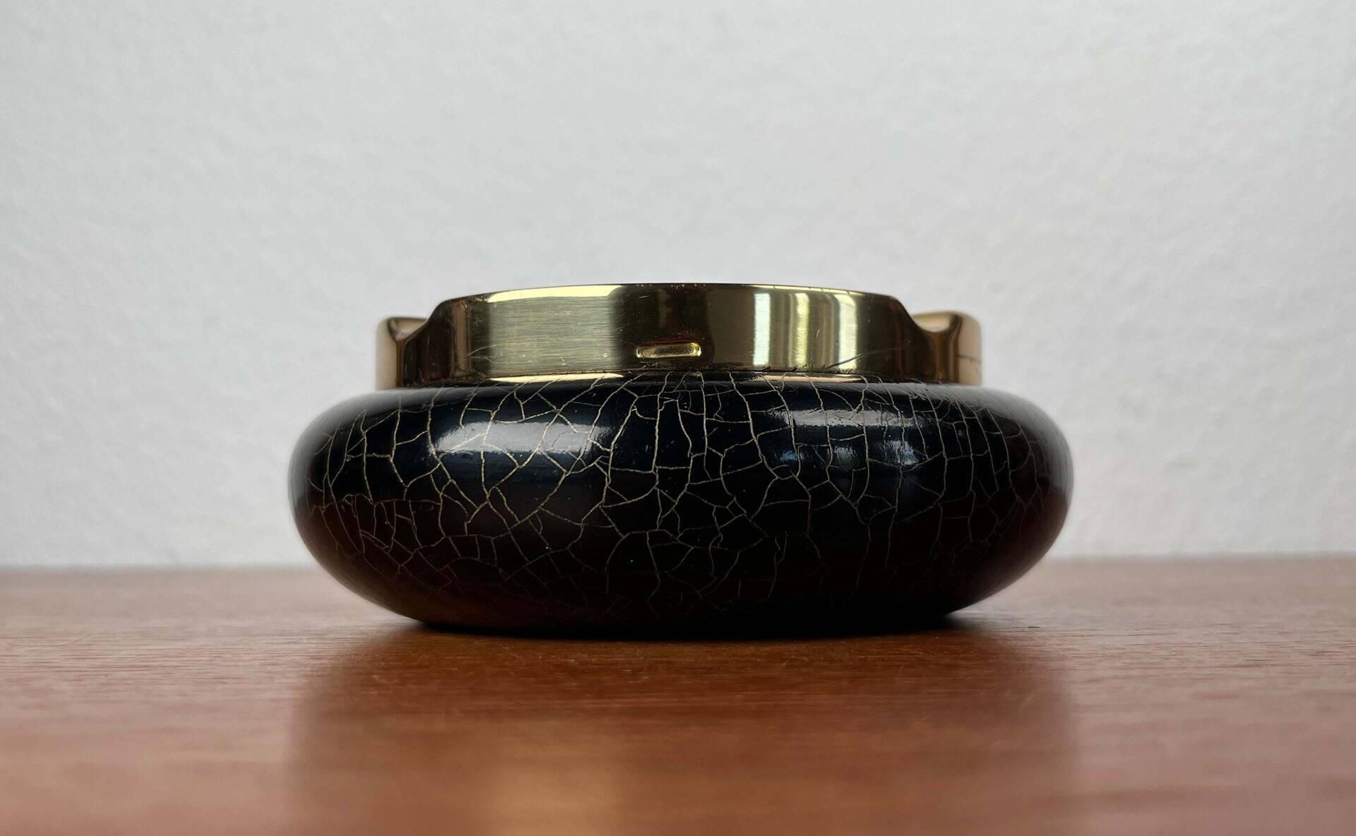 Modern vintage German metal ashtray, 1960s