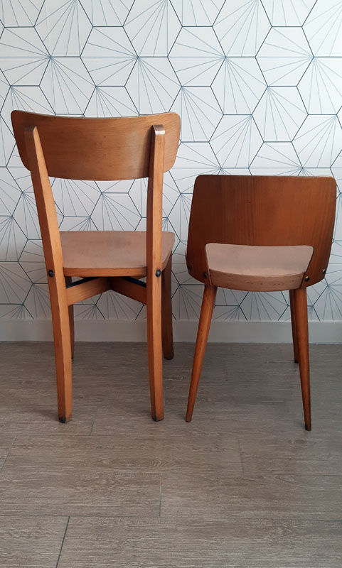 Set of 2 Baumann bistro chairs