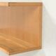 Blonde Wood Veneer Wall Shelf