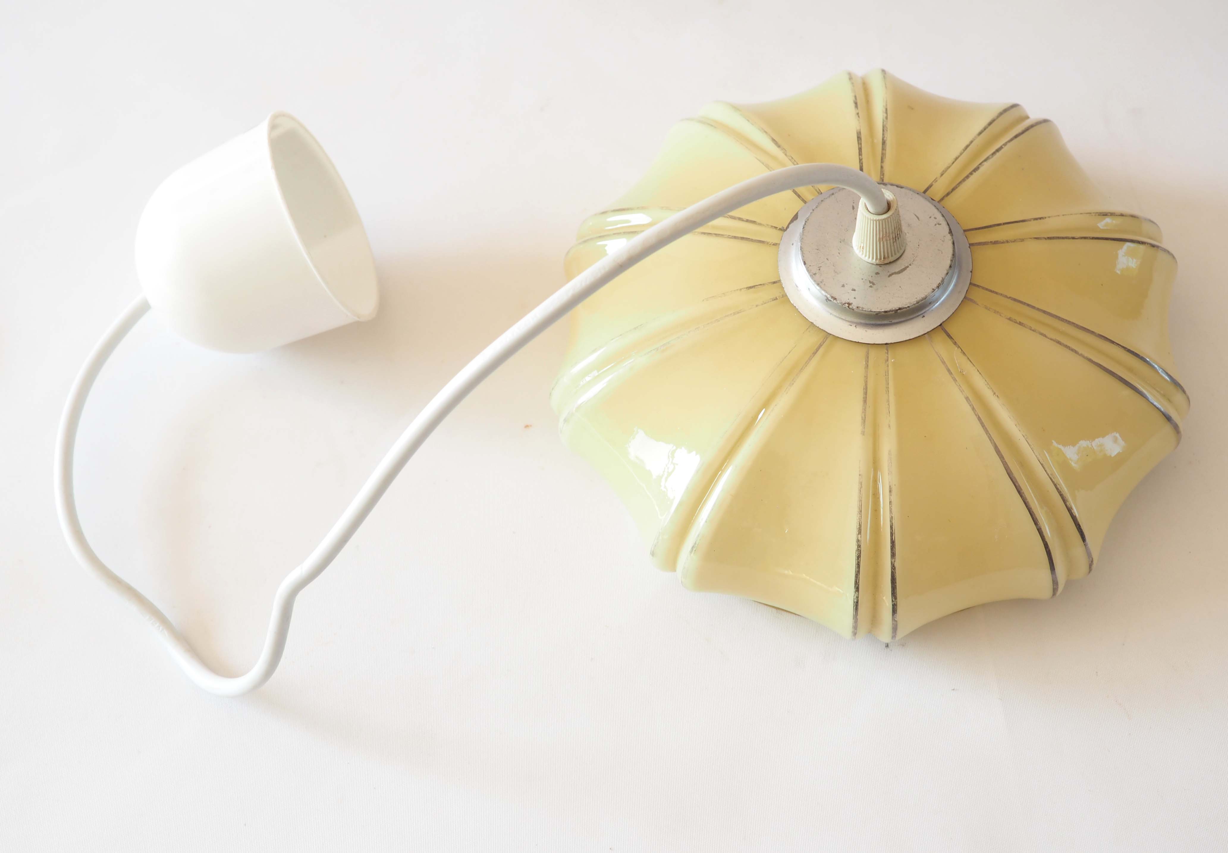 1940s glass suspension