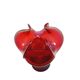 Vintage vase by Czesław Zuber for Sudety Glassworks, Poland, 1970s