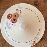 Complete Saint-Amand earthenware service, series 8549, 1940s
