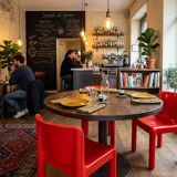 1970s pair of Kartell Model 4875 Chairs by Carlo Bartoli (fund STOCK)