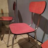 Formica table, chairs and stool set