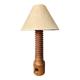 Lampe en bois tourné style Charles Dudoyut