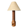 Lampe en bois tourné style Charles Dudoyut