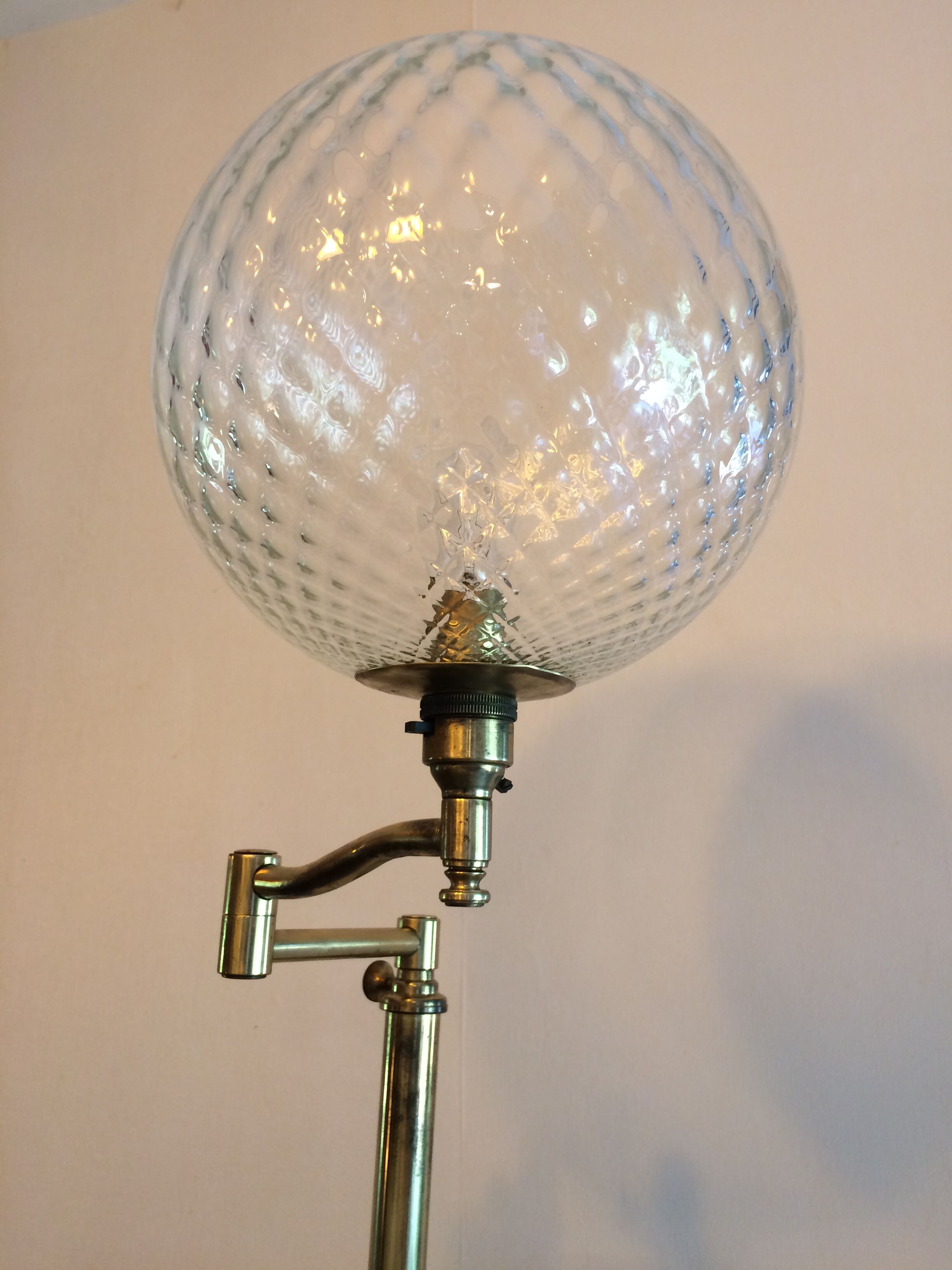 Globe floor lamp