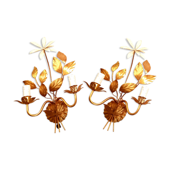 Paire d'appliques des années 70