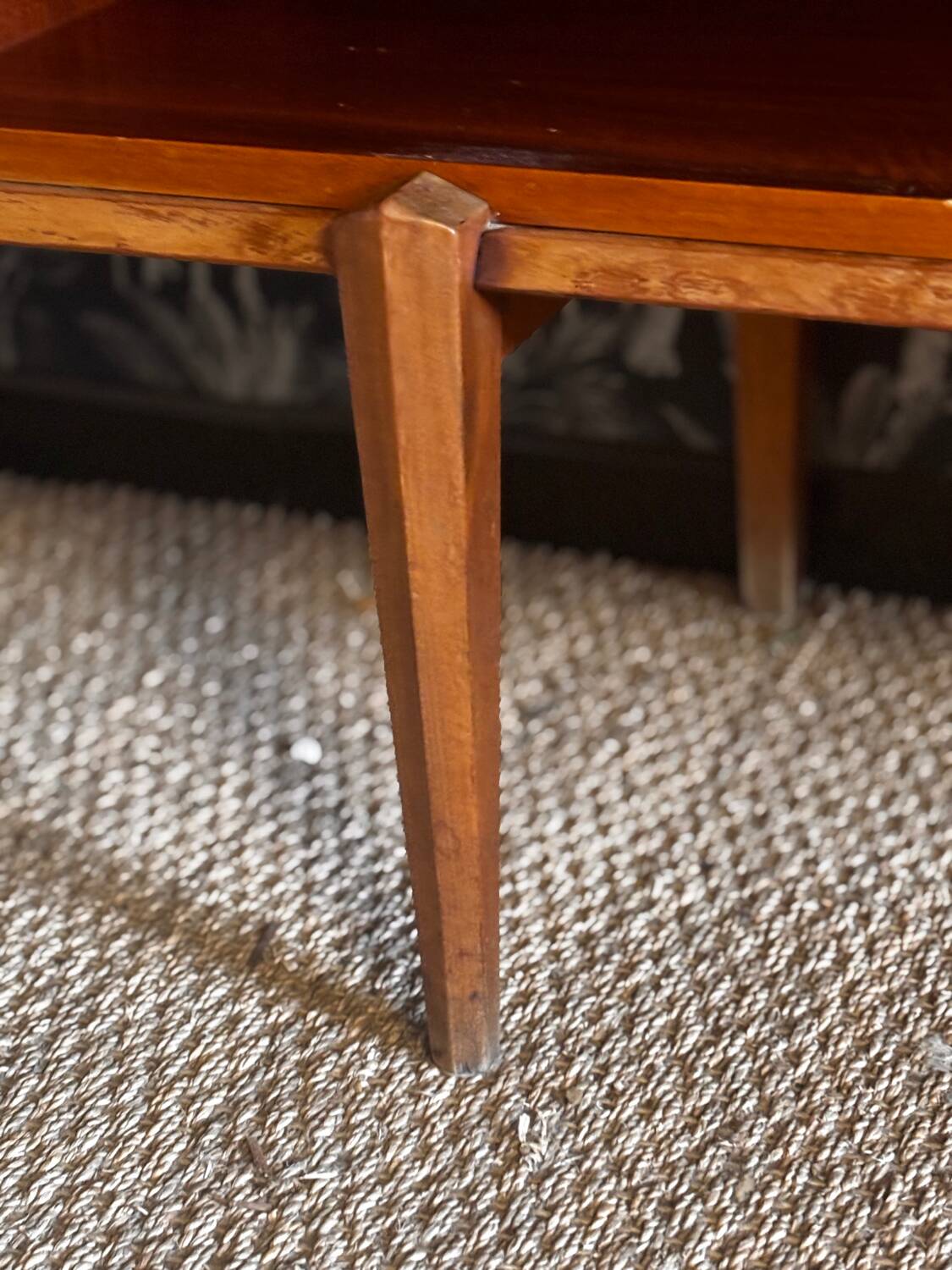 Varnished mahogany enfilade 1960