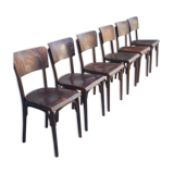 Set of 6 thonet bistro chairs