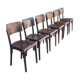 Set of 6 thonet bistro chairs