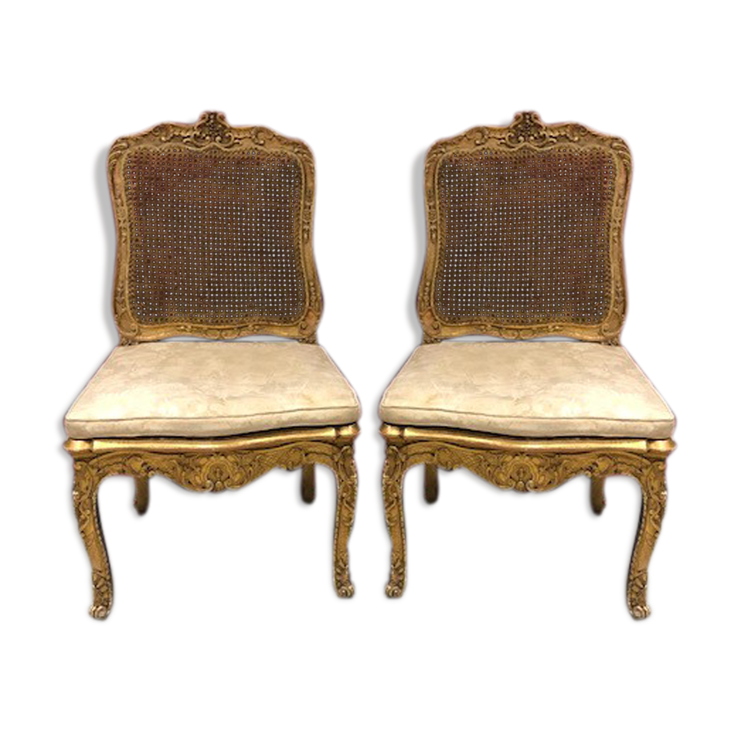 Pair of chairs Louis XV