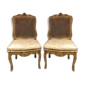 Paire de chaises Louis XV