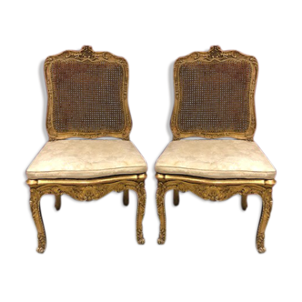 Pair of chairs Louis XV