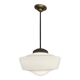 Furillo, white opal pendant lamp by Gispen