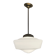 Furillo, white opal pendant lamp by Gispen