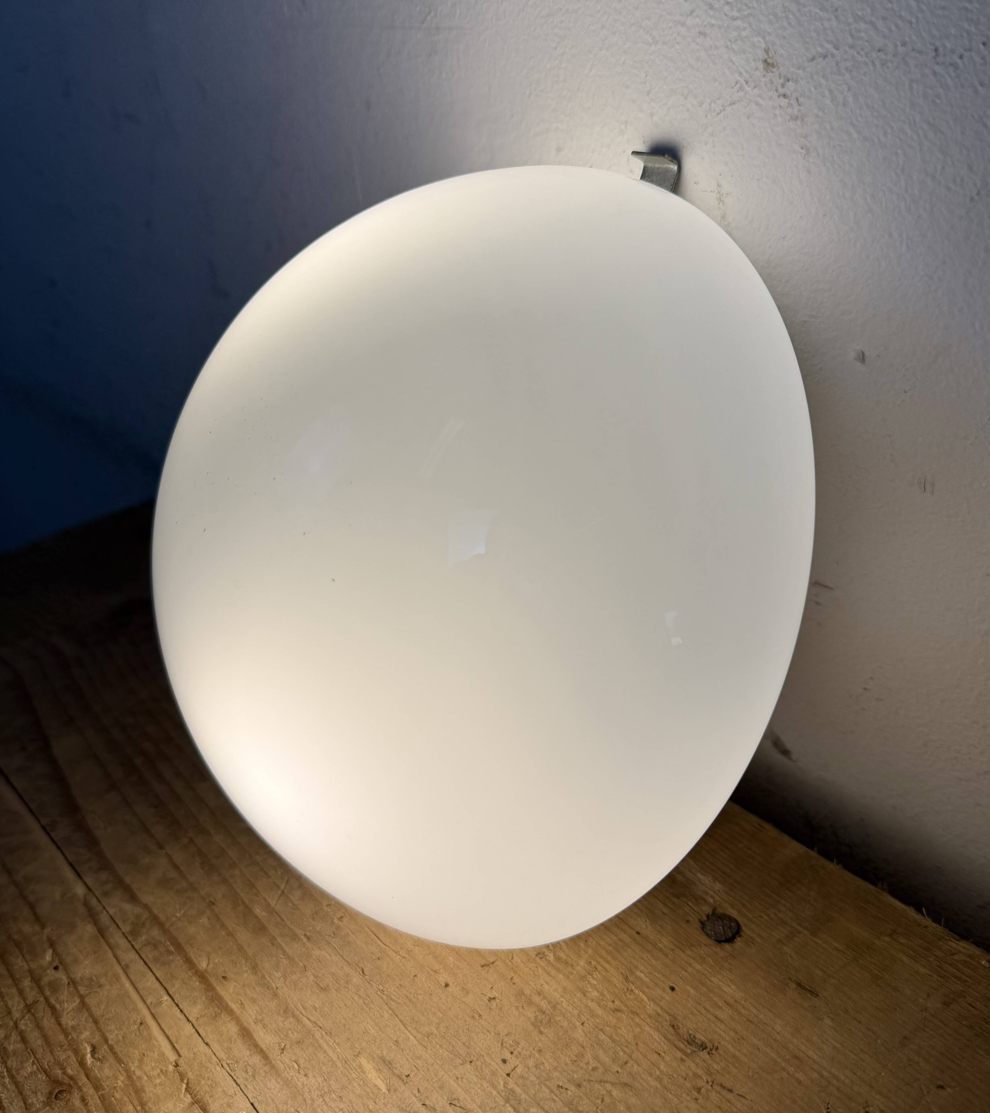 Vintage Wall Light with Milk Glass, 1960s