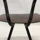 Chaise d'enfant industrielle vintage, chaise d'école, design hollandais