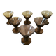 Set of 6 Art Deco Porto glasses