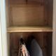 Parisian Art Deco period armoire – cream patina