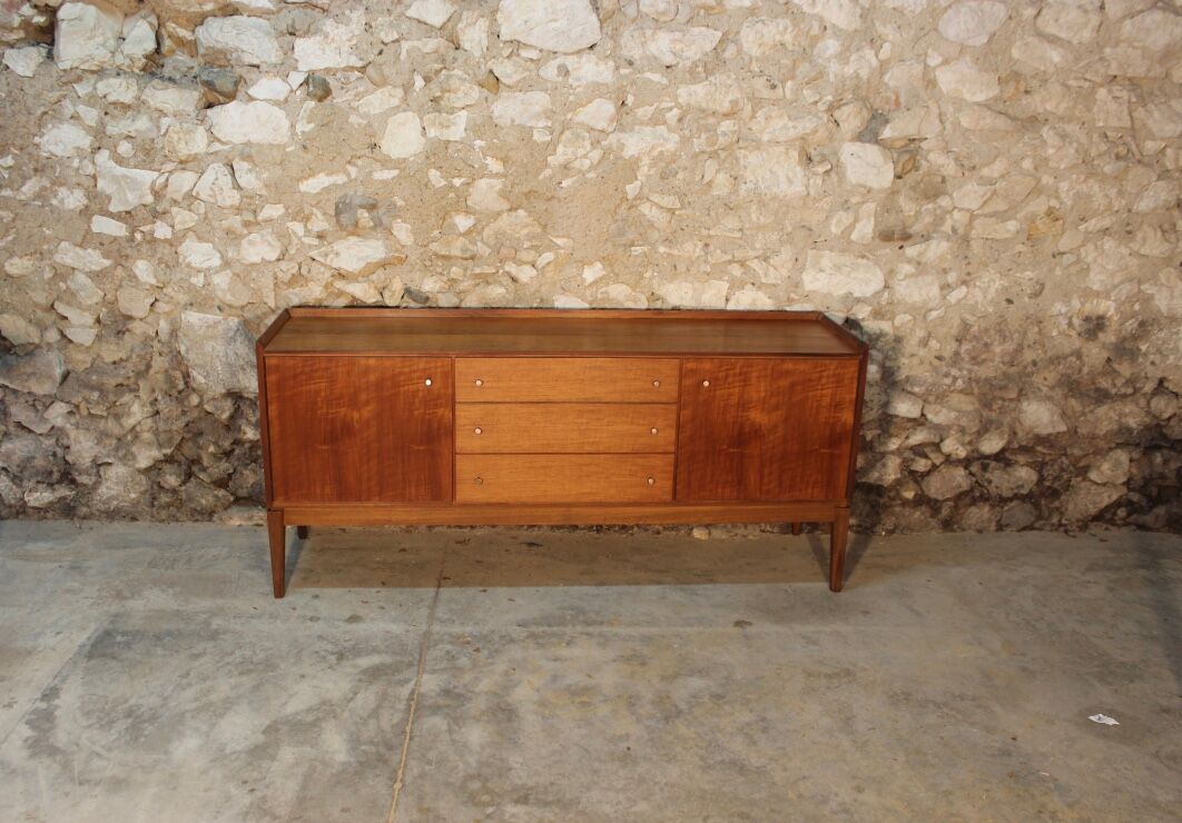 Vintage Scandinavian style teak sideboard by Younger, 60s