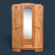 Parisian art deco wardrobe solid raw oak 1930