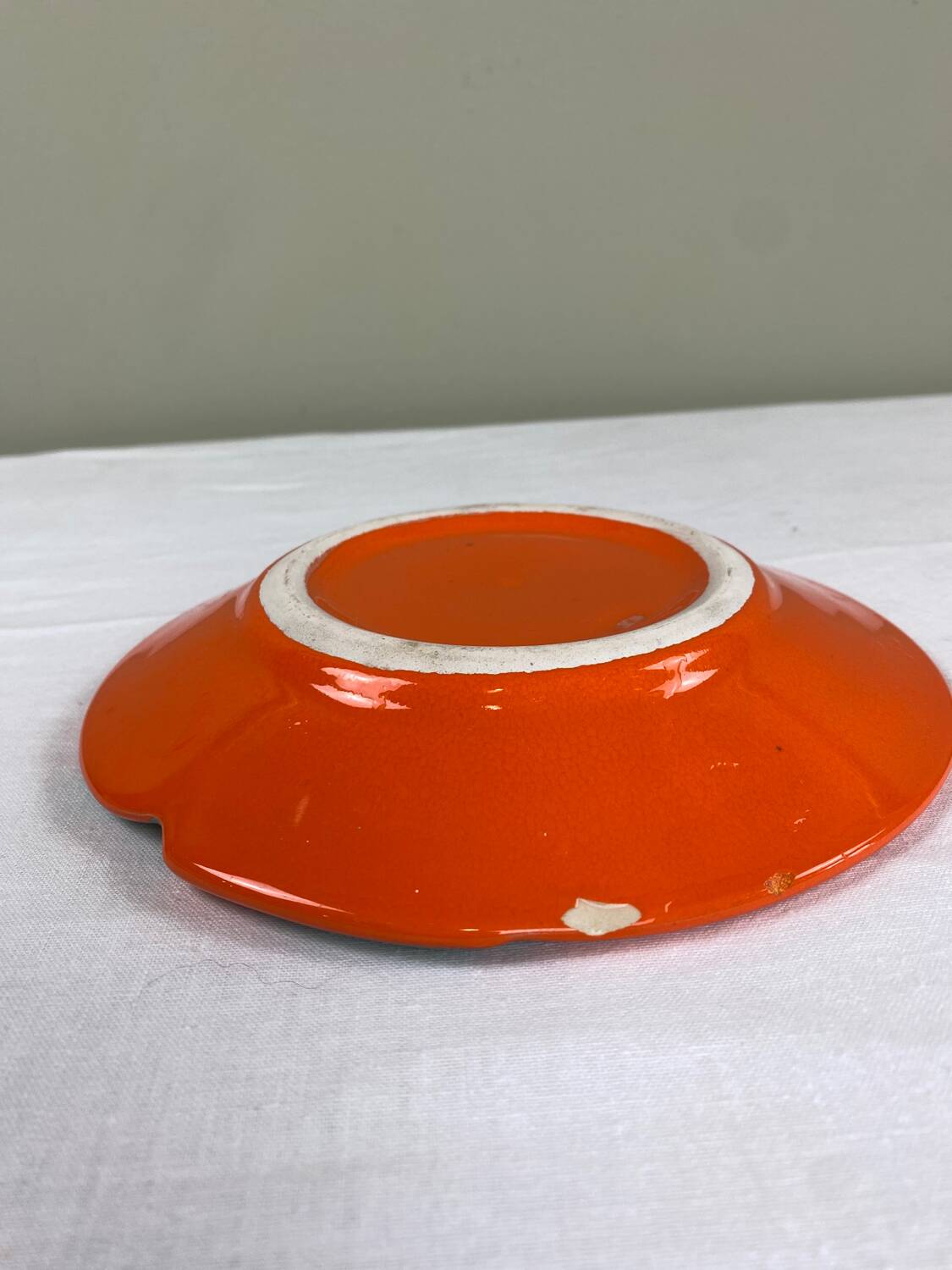 Orange plate