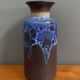 Jasba Vase model N602-1035 black and Blue lava