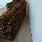 Set vintage sofa bed and 2 armchairs