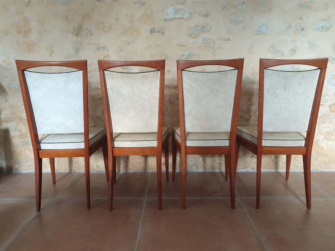 Set of 5 chairs 60s