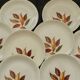 Set of 8 dessert plates in earthenware from ORCHIES. Model Underwood.