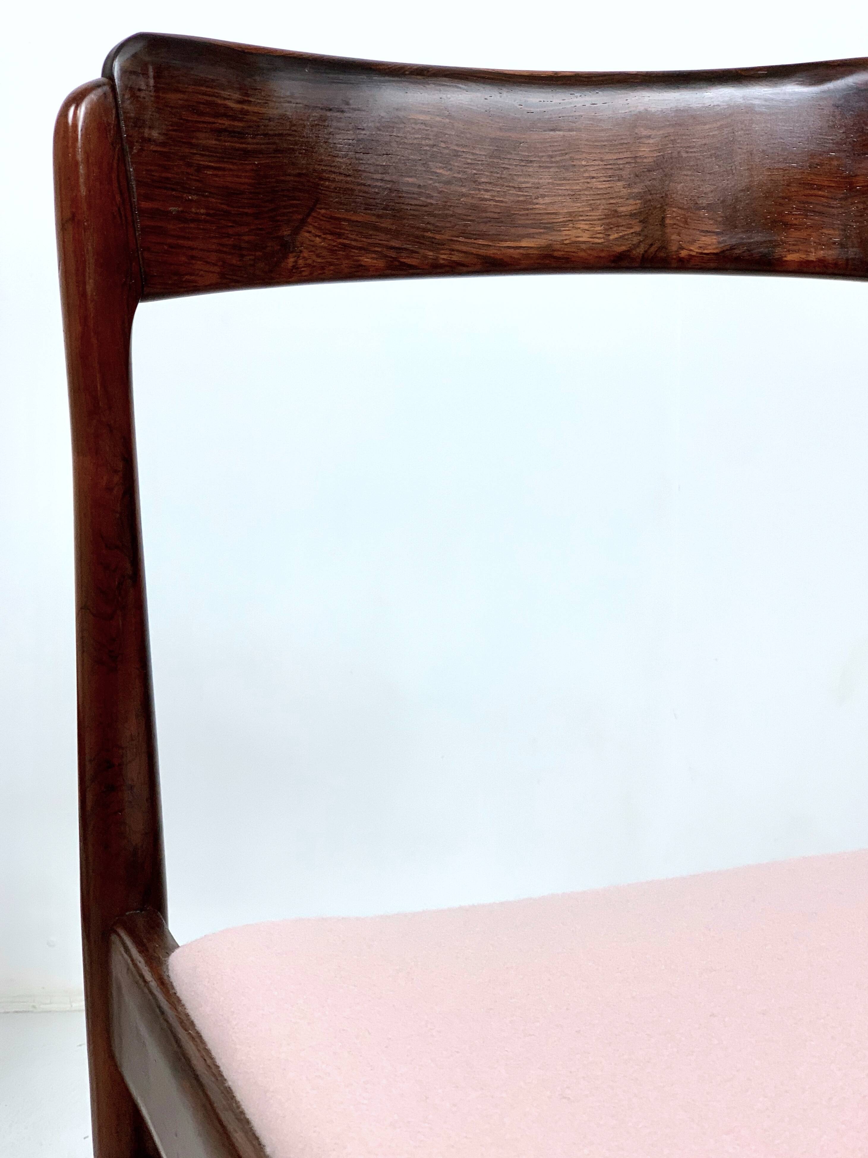 Danish mid-century palisander chairs by Ole Wanscher
