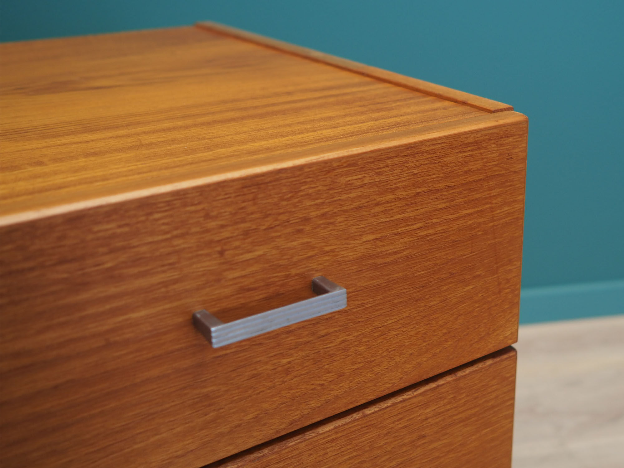 Teak chest of drawers, 1990s, Danish design, production: Denmark