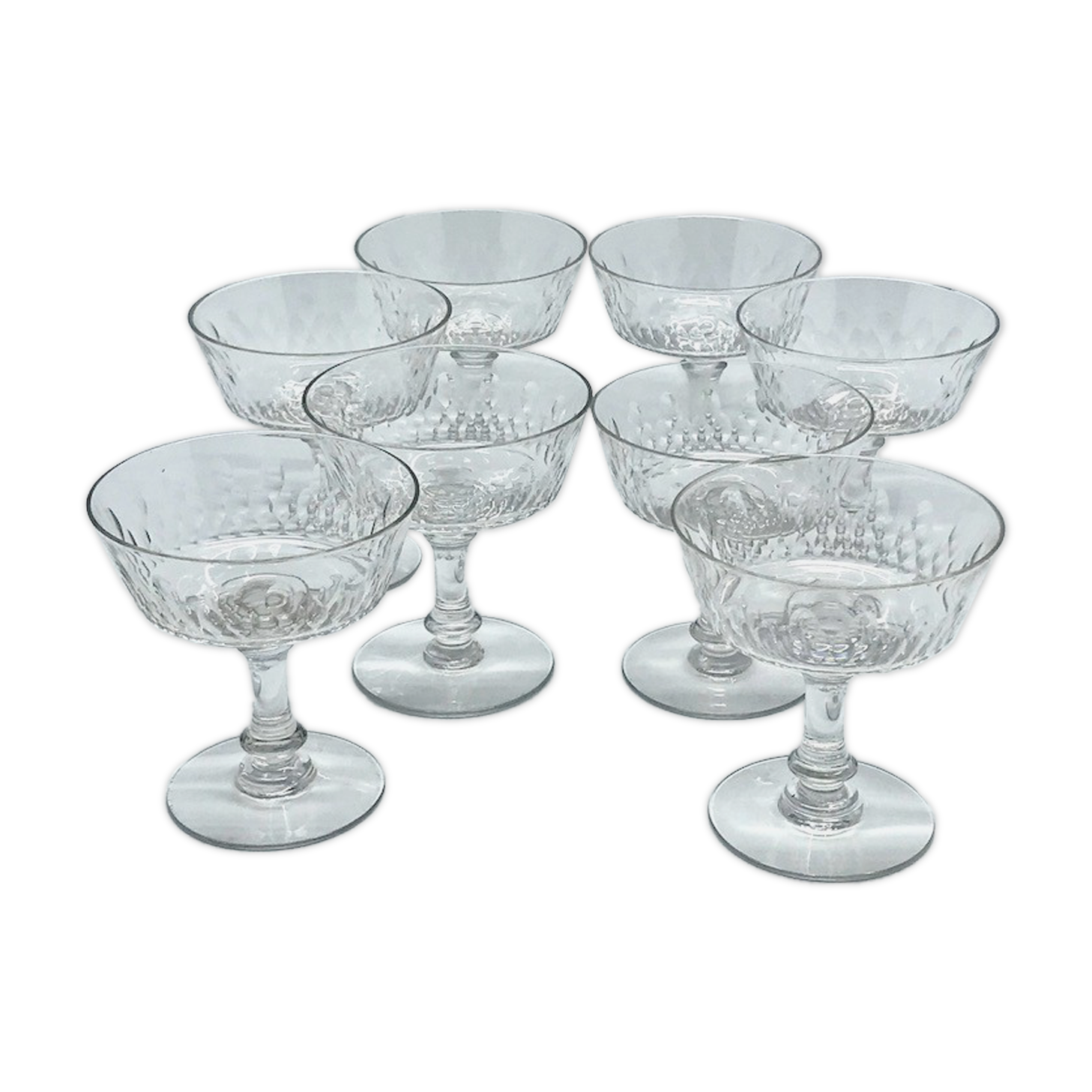 Baccarat champagne glasses