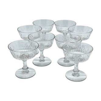 Baccarat champagne glasses