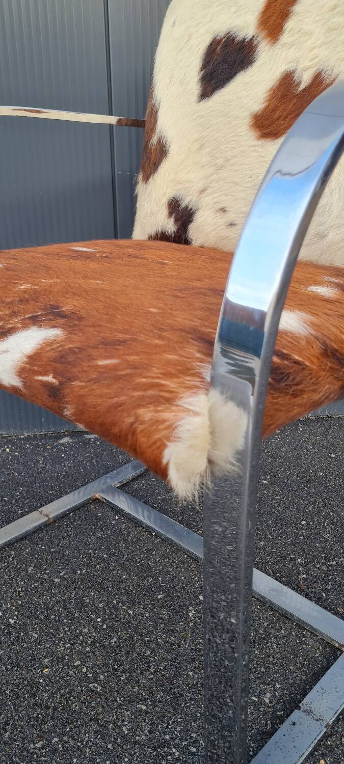 Brno flat bar armchair by ludwig mies van der rohe