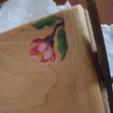 Small wooden sewing box worker