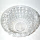 Baccarat moulded crystal salad signed diamants pierreries 23cm