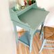Coiffeuse vintage en bois peint