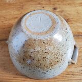 Large signed stoneware bowl