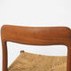 Danish design J.L Møller teak dining chair 75