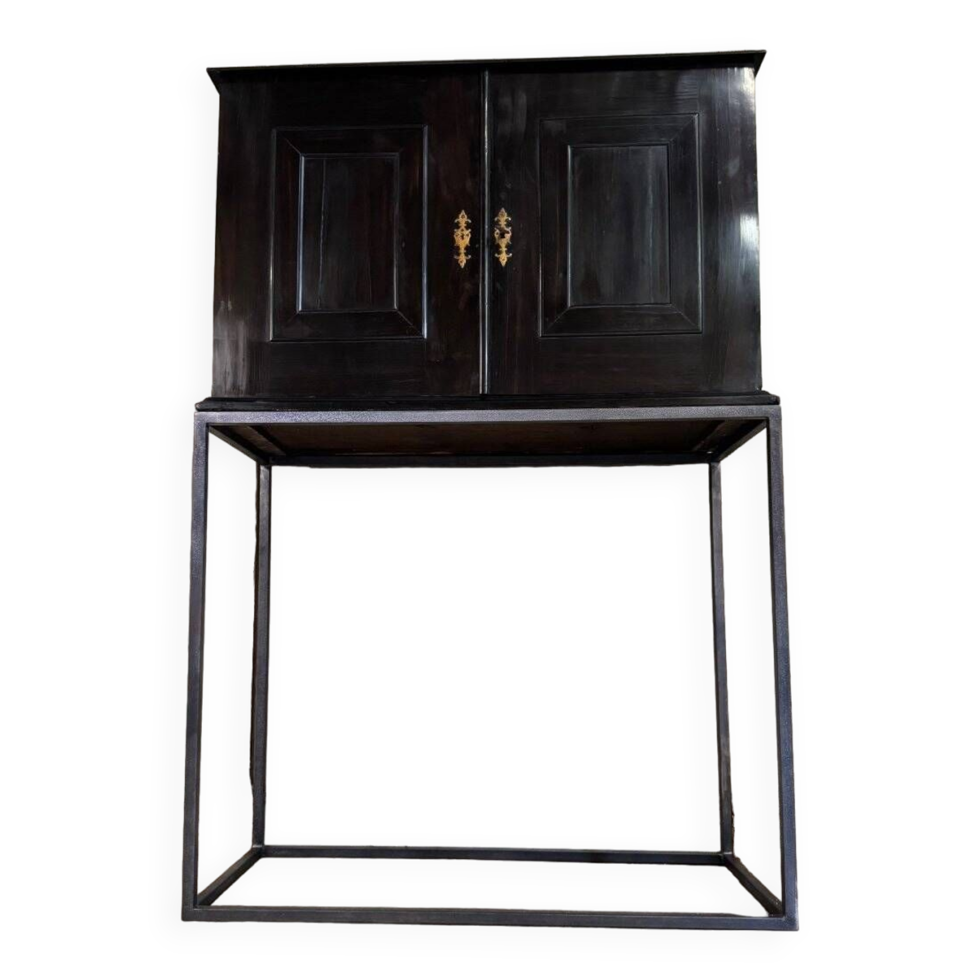 Cabinet Anversois En ébène Et Os, XVIIème Siècle