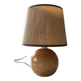 Wooden ball lamp