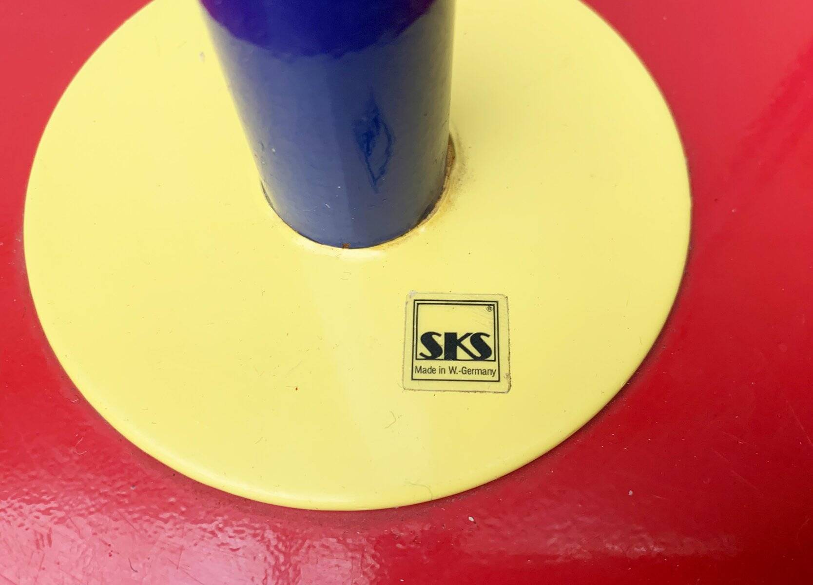 Postmodern German candlesticks by SKS, West Germany, set of 3.