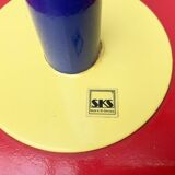 Postmodern German candlesticks by SKS, West Germany, set of 3.