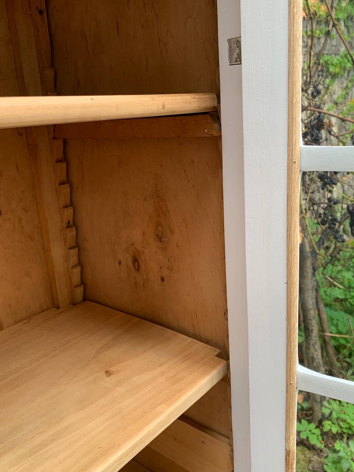 Antique Parisian glass cabinet H150