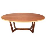 Table de conférence milieu du siècle par Dřevotvar, années 1960