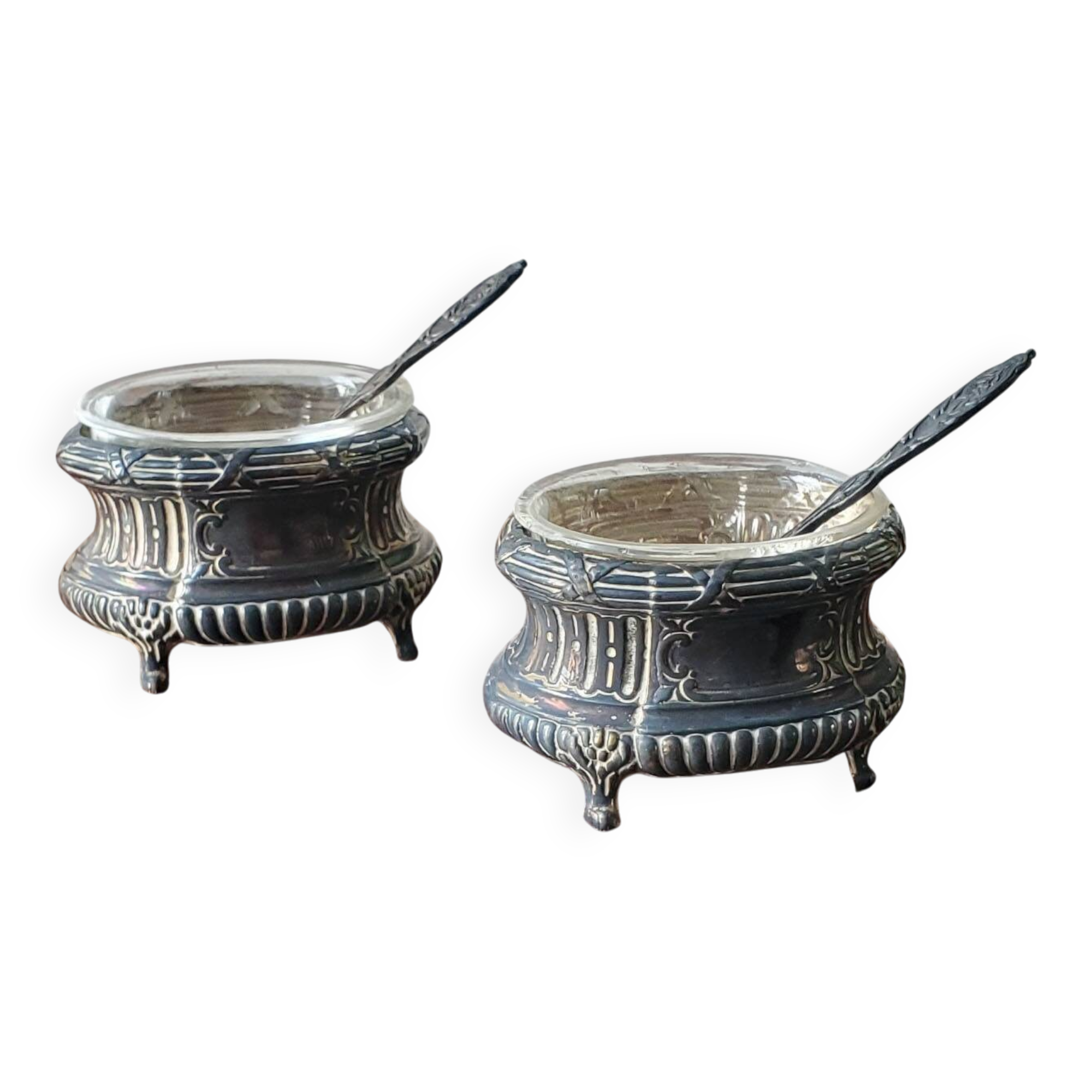 Salière et poivrier XIXe